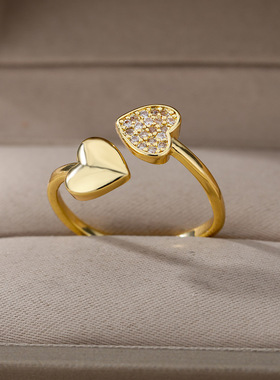 2024 Bee Butterfly Ring For Women Open Adjustable Stainless