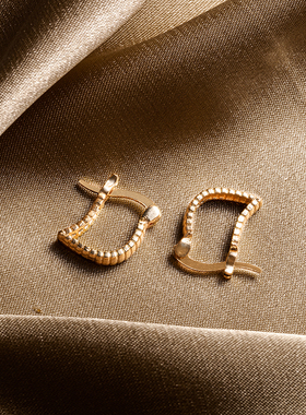 New Classic Alloy Smooth Metal Hoop Earrings For Women