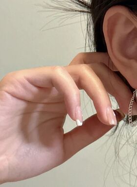 Silver Plated Tassel Long Chain Geometric Hoop Earrings for