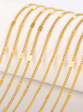 GATTVICT Gold Color Stainless Steel Link Choker Chain