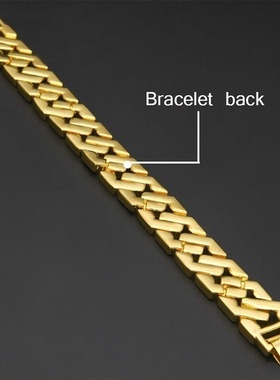 Rhinestone Cuban Bracelet Iced Out Link Chain for Men Hip