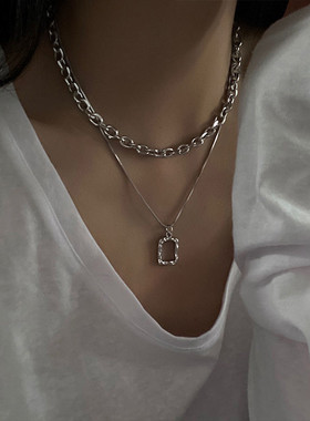 2023 New Senior Fashion Women Pendant Necklaces Fine Double