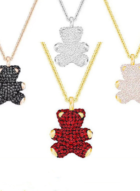 Trendy Minimalist Crystal Setting Zircon Necklace Two-sided