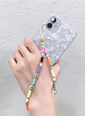 Fashion Acrylic Mobile Phone Strap Lanyard Colorful Eye