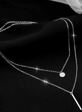 Hot Sale 925 Sterling Silver Long Glitter Diamond Round