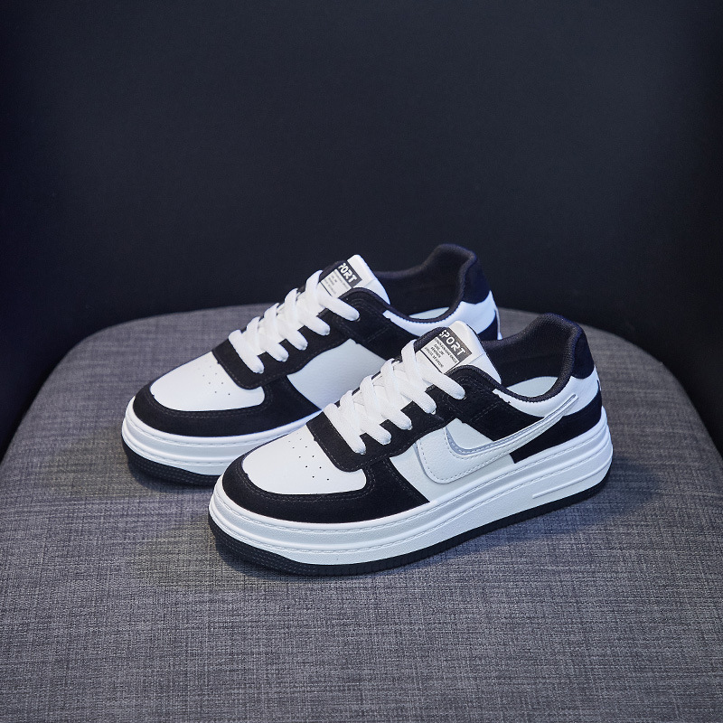 黑觅小白鞋女2022春秋新款韩版板鞋女ins潮学生平底跑步透气休闲_女鞋