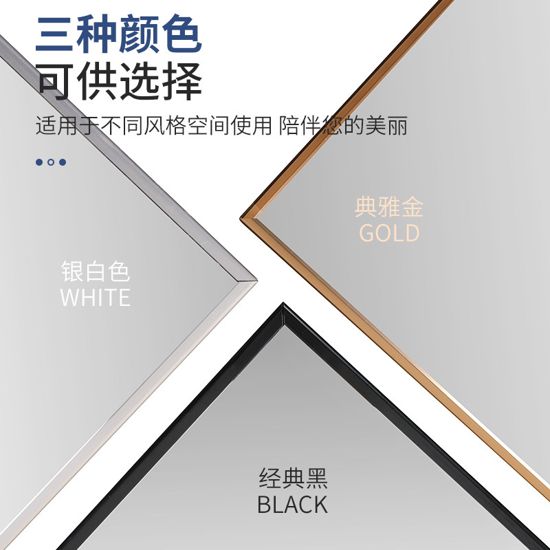 立体镜子全身镜穿衣镜家用卧室少女网红ins学生宿舍落地镜试衣镜