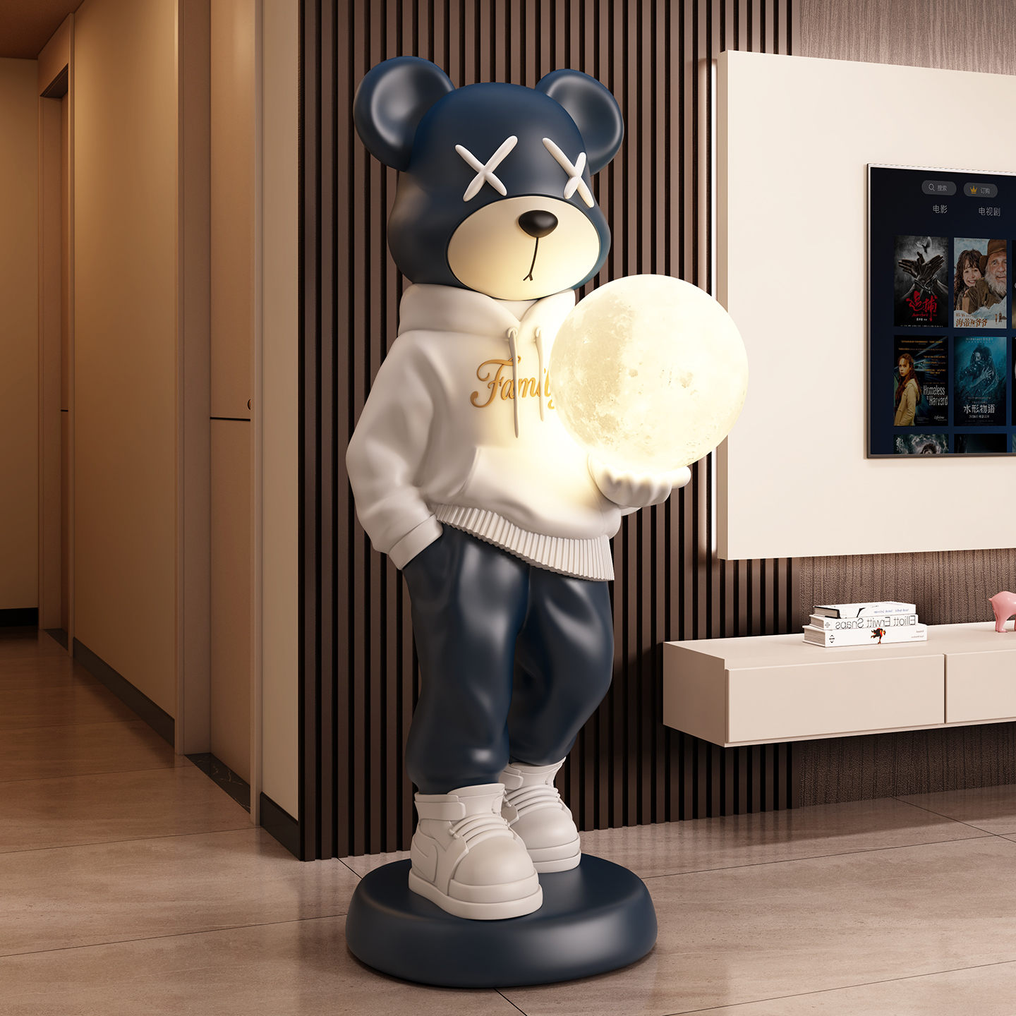Violent Bear Large Floor-standing Decoration Modern Light Luxury