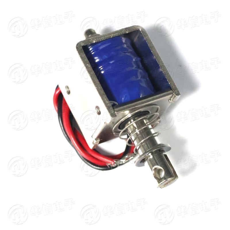 JF-0826B贯穿框架推拉式直流电磁铁DC12V24V6v行程10mm吸力150 - 图0