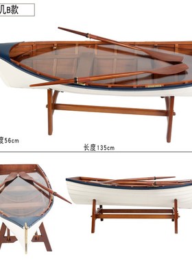 快速发货欧式仿古落地q客厅多功能装饰船玻璃茶几实木橱柜咖啡桌