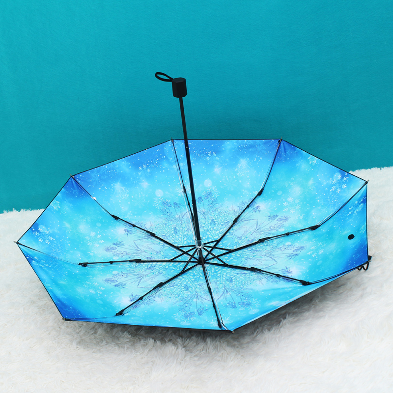 雨伞潮男女生创意高颜值折叠便携晴雨两用防晒紫外线手动遮太阳伞