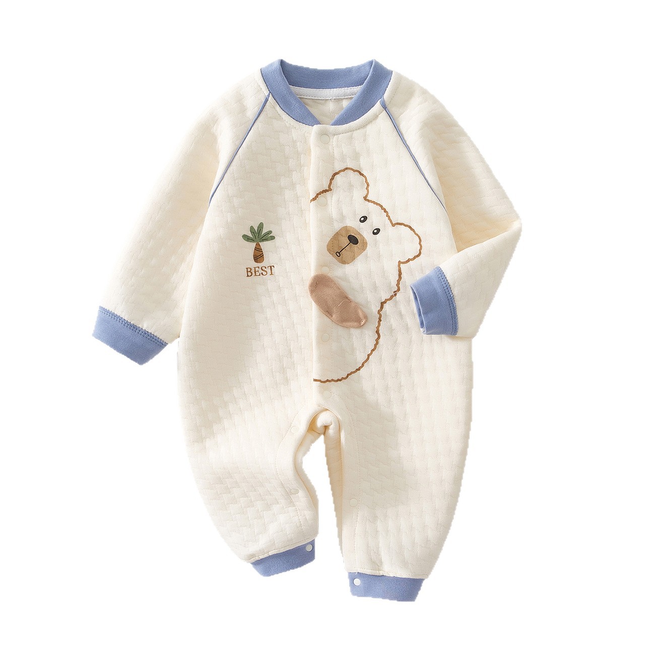 【2折专区】折扣店撤柜  婴儿夹棉衣服春秋冬外出服女宝宝连体衣 - 图3