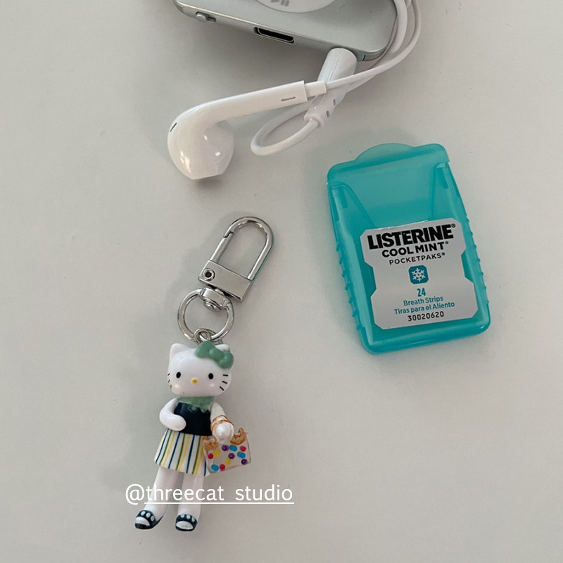 韩系ins小众可萌甜妹kt长腿猫咪钥匙扣airpods挂件包包挂饰新款,淘宝优惠券,粉丝福利购,淘宝优惠卷