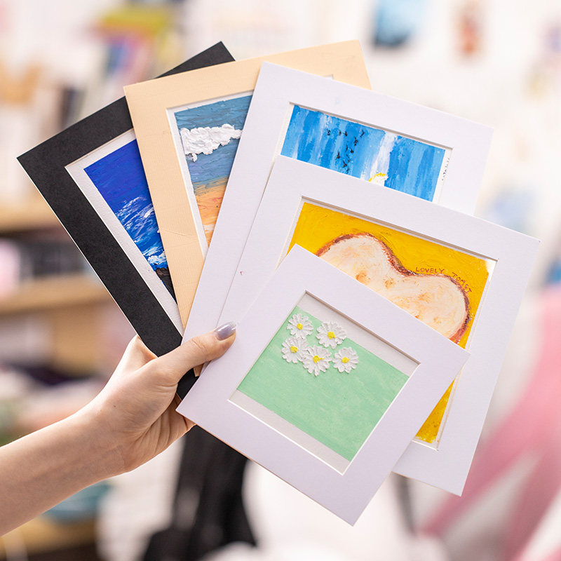 高尔乐油画棒专用纸本正方形油画棒作品保存袋初学者