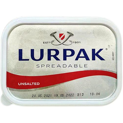 丹麦银宝涂抹面包黄牛油含盐牛油LURPAK Slightly Salted Butter - 图3