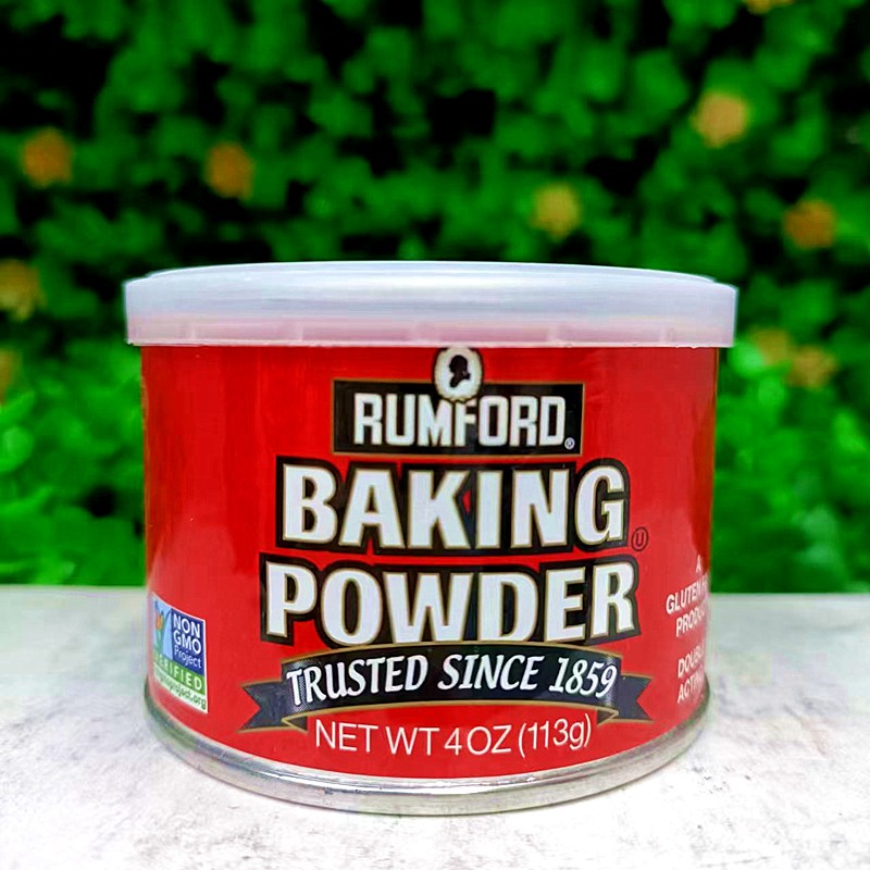 113g美国进口拉姆雷无铝泡打粉发酵粉调料RUMFORD BAKING POWDER - 图0