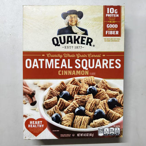 桂格美国进口燕麦片蜂蜜味/棕糖味早餐即食冲饮麦片QUAKER OATS - 图1