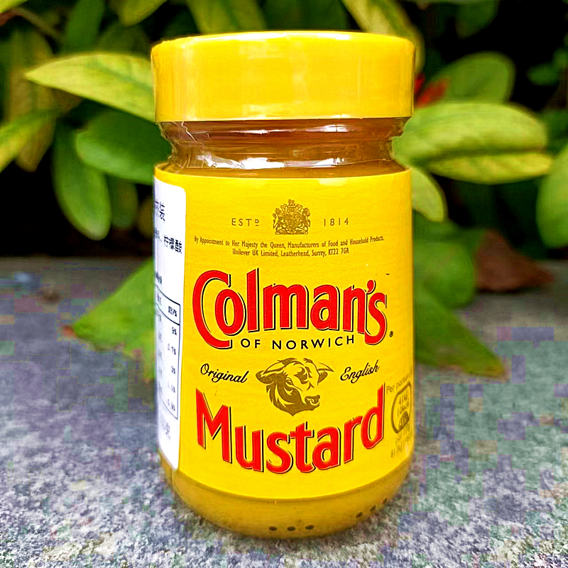 英国牛头牌黄芥末酱调味酱芥末粉Colmans Mustard ORIGINAL SAUCE - 图0