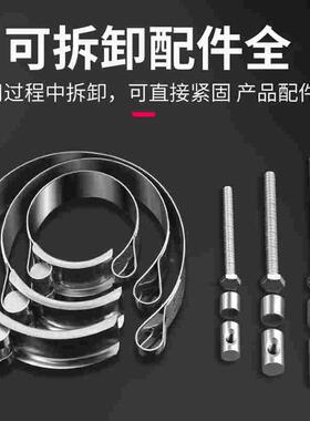 不锈钢强力喉箍卡箍欧式抱箍管箍管卡水管油管固定管夹卡子