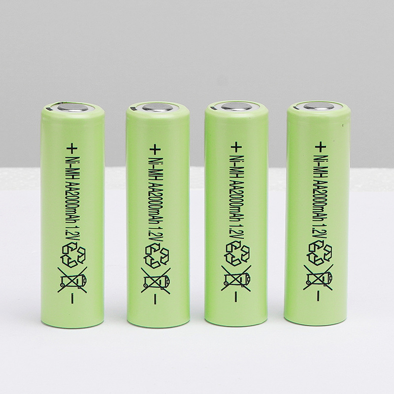 电源太阳能电池NI-MH AA2000mAh 1.2V五号电池镍氢充电电池-图1