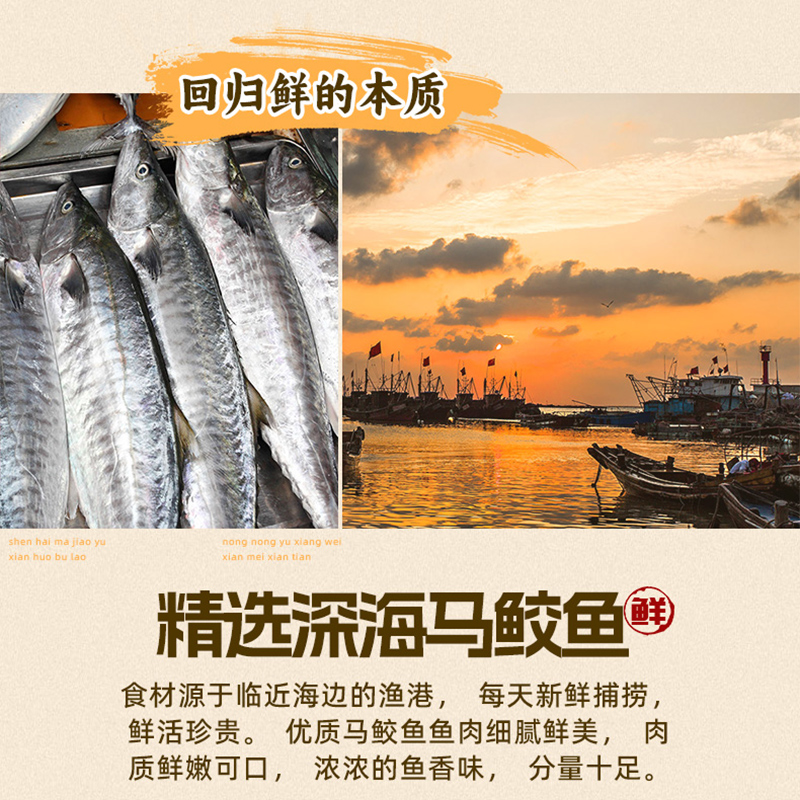 潮兴记鱼丸正宗手工广式马鲛丸鱼肉丸250g火锅烧烤麻辣烫食材商用 - 图1