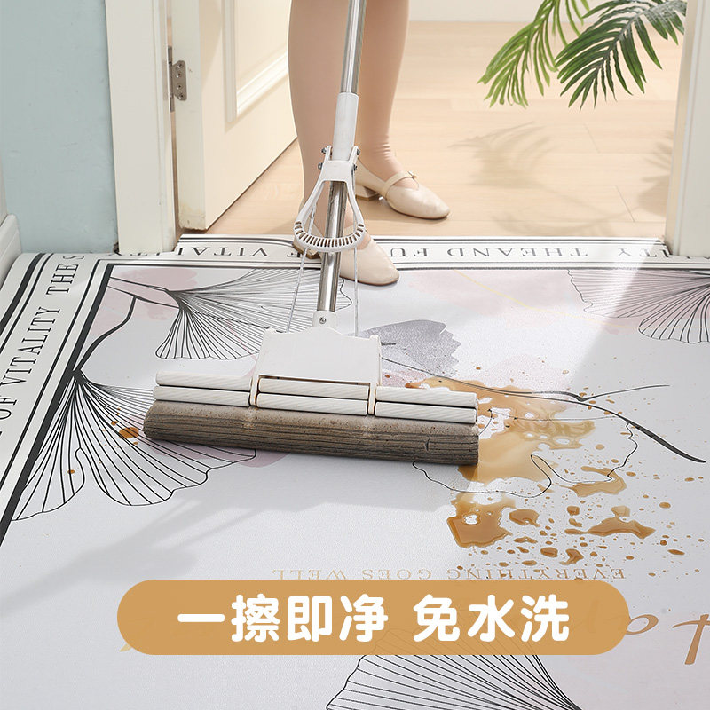 半圆入户门地垫pvc可擦免洗懒人皮革脚垫轻奢进门口玄关地毯裁剪,淘宝优惠券,粉丝福利购,淘宝优惠卷