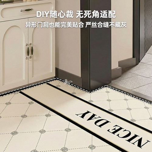 高级入户门地垫2026新款pvc可擦免洗玄关地毯进门口脚垫耐脏裁剪 - 图3