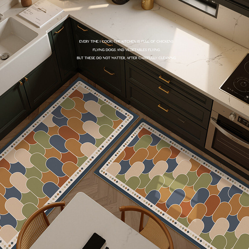 厨房地垫家用可擦免洗2026新款防水防油脚垫吸水防滑耐脏厨房地毯,淘宝优惠券,粉丝福利购,淘宝优惠卷