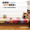 Customizable, removable and washable anti-slip bay window mat for all seasons