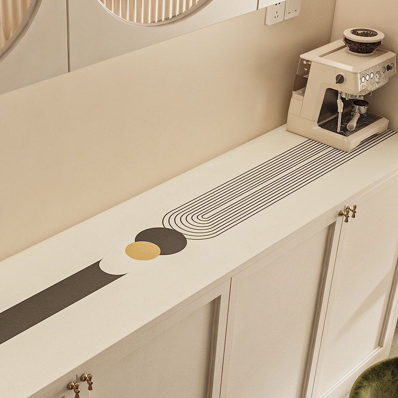 皮革玄关餐边柜垫电视柜鞋柜桌台面保护垫子防水防油免洗茶几桌布,淘宝优惠券,粉丝福利购,淘宝优惠卷