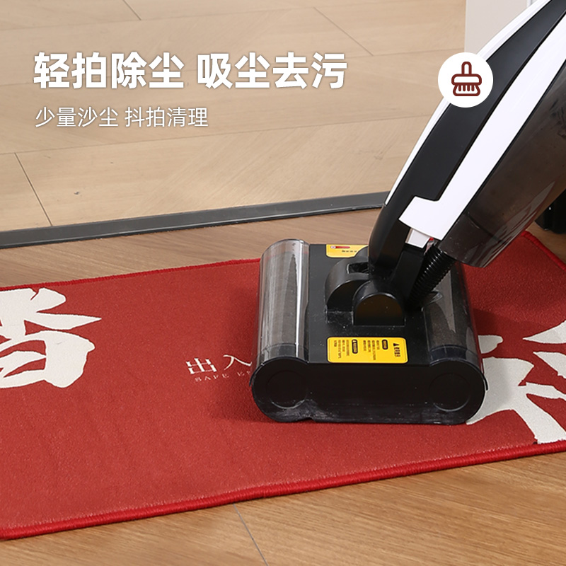 喜庆入户门地垫进门口家用红色出入平安脚垫耐脏防滑玄关乔迁地毯 - 图3