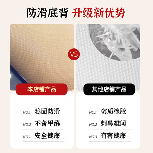 2026新款入户门地垫马年出入平安进门大门口百福脚垫红色喜庆地毯 - 图1