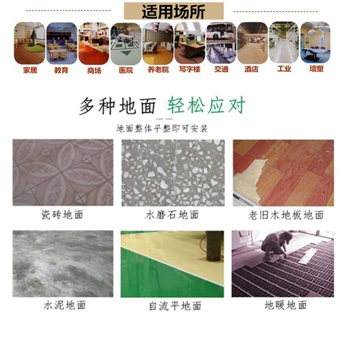 SPC锁扣石塑地板石晶大理石纹水泥灰pvc卡扣式耐磨防水服装店餐厅 - 图1