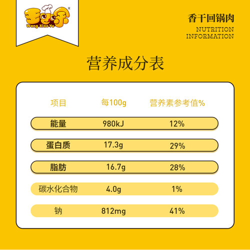 王小余香干回锅肉料理包网红外卖店菜肴包湘菜预制菜加热即食10包 - 图3