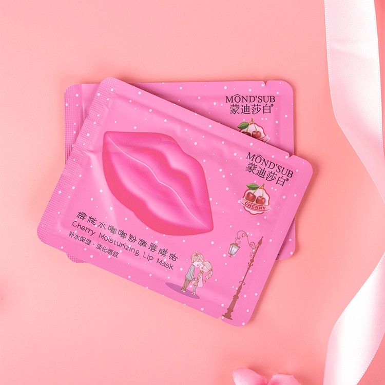 买1赠3唇膜贴片式去黑滋润女眼膜 蒙迪莎白唇膜