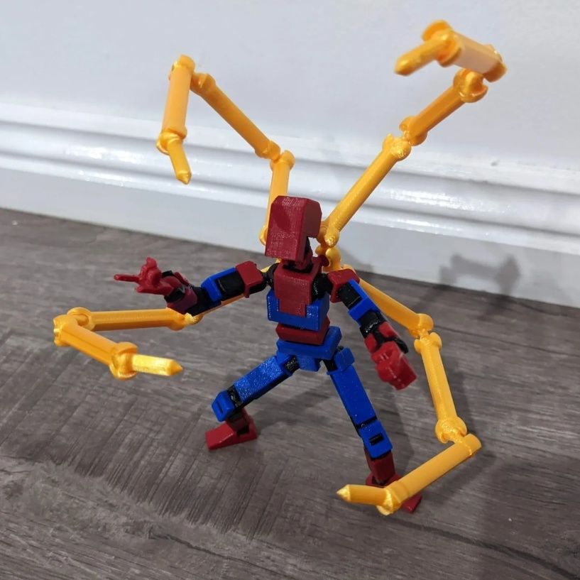 多关节可动人偶超可动人偶幸运13关节人本体素体模型摆件解压玩具 - 图2