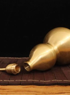 新中式开口铜葫芦装饰品送礼