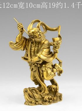 全铜魁星点斗摆件家居工艺品书房装饰品办公室工艺品招财礼品中式