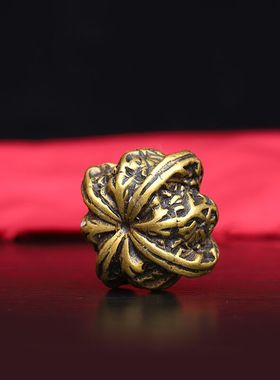 全铜实心核桃文玩工艺品