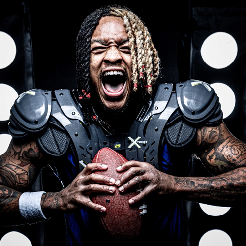 橄榄球护甲Xtech X2 Football Shoulder Pad胸甲成人防护装备现货 - 图0