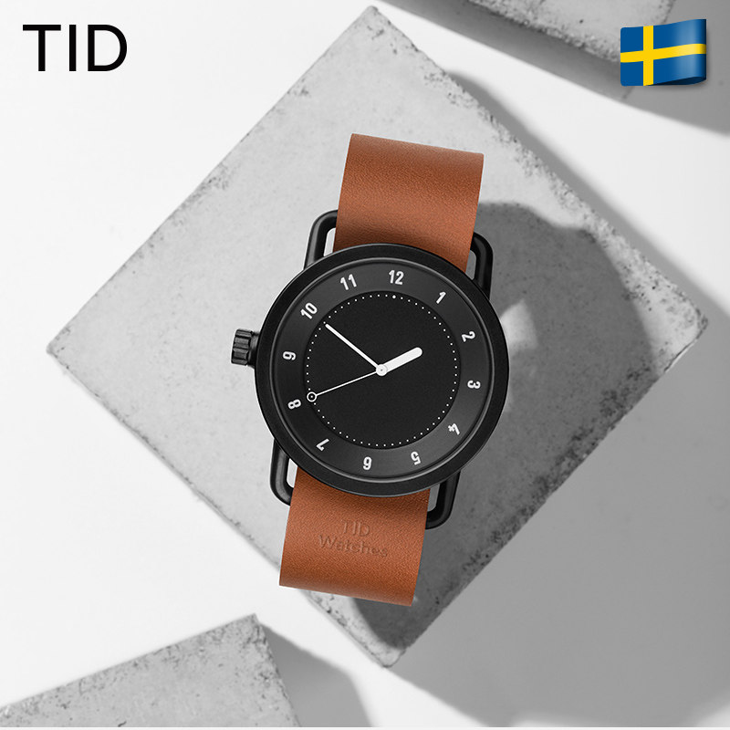 tidwatches小黑盘欧美风时尚手表 tidwatches欧美腕表