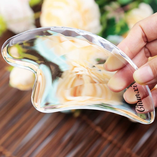 Четырех -летящий старый магазин восемь цветов Refa Scraping Board Crystal самка Zhang Yuqi Zhang Yuqi те же прозрачные глаза, инструмент для лица, красота Douyin, тот же настоящий