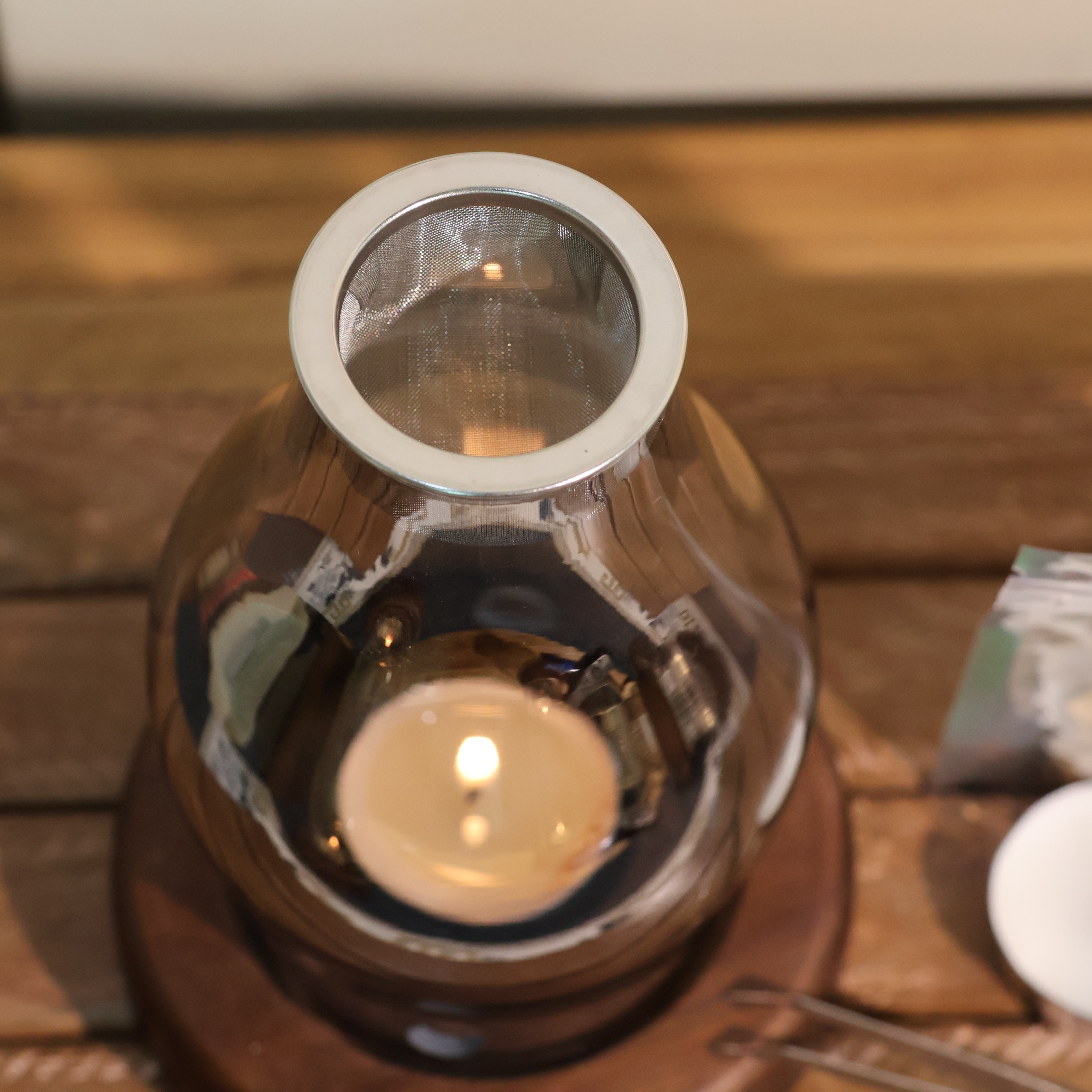 隔火蜡烛熏香炉沉香原木碎料香薰灯玻璃香薰炉玻璃烛台香薰灯,淘宝优惠券,粉丝福利购,淘宝优惠卷