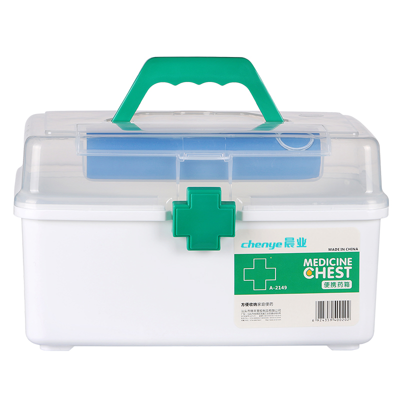 医药箱家用家庭装收纳盒特大容量急救箱小号小药箱便携-图3