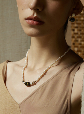 【孙乐言同款】 Riotlily/艾特里里漆语流光系列项链短链原创