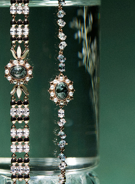 Riotlily/艾特里里暮冬邂逅手链手表链贵气绿龙晶手环出游季礼物