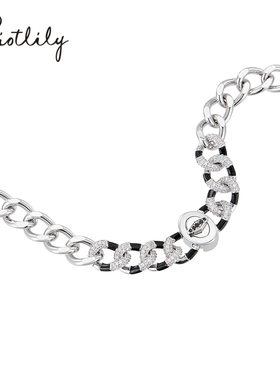 Riotlily艾特里里ROCK项链重工链条设计雅酷夸张毛衣链圣诞送女友