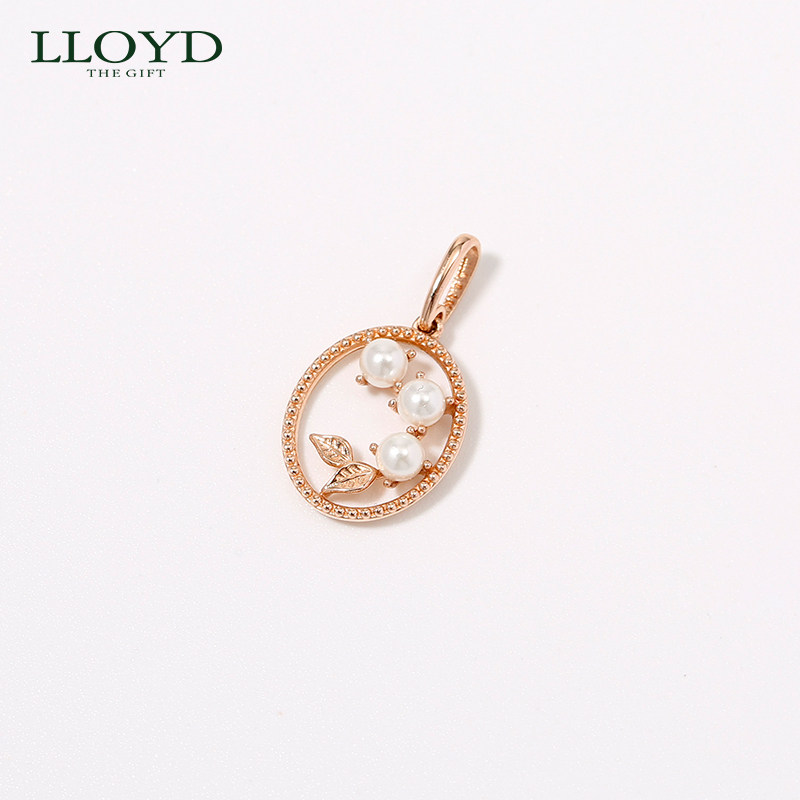 lloyd洛雅蒂正品女14k铃兰花吊坠 LLOYD海外项链