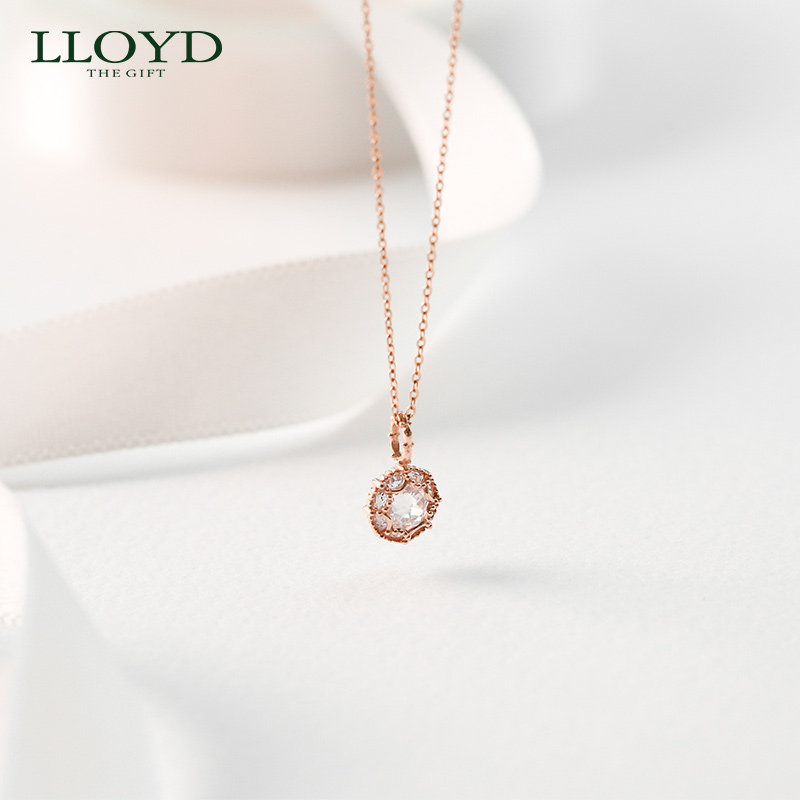 lloyd洛雅蒂正品女10k晶莹宝石 LLOYD海外项链