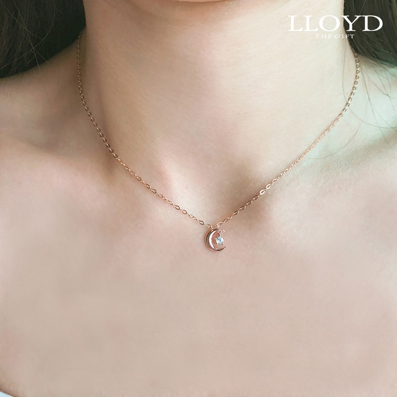 lloyd洛雅蒂正品女韩国极光锁骨链 LLOYD海外项链